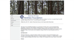 Desktop Screenshot of mckillenfoundation.org